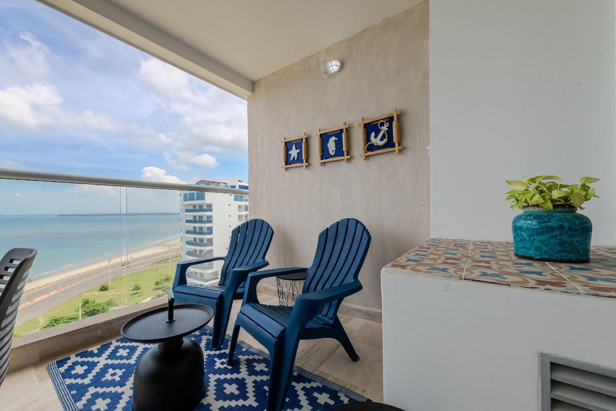 Exclusivo Nuevo Frente Al Mar Apartamento Cartagena