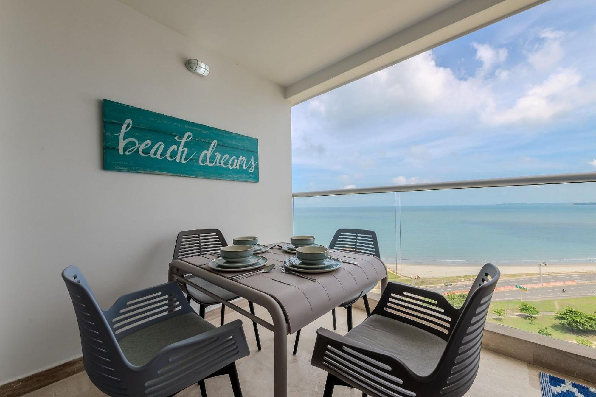 Apartamento Exclusivo Nuevo Frente Al Mar Cartagena